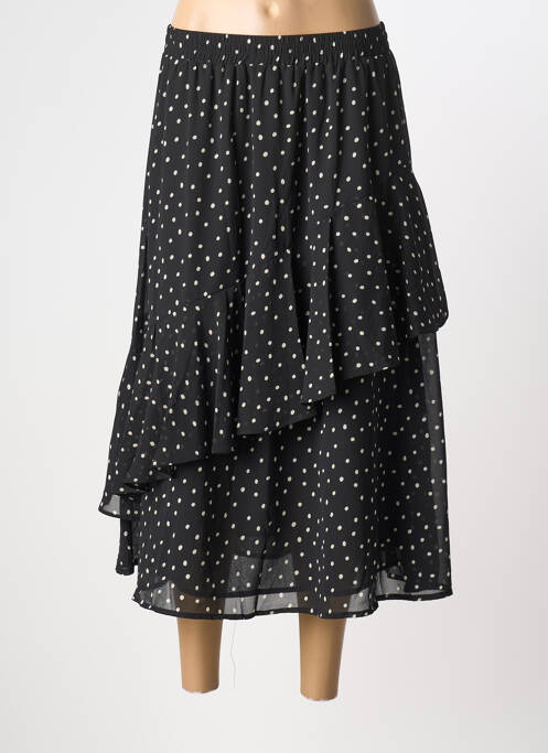 Fustă lungă negru KAFFE femeie