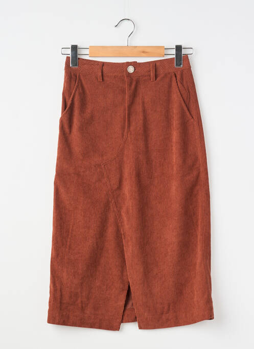 Fustă midi maro COMPAÑIA FANTASTICA femeie