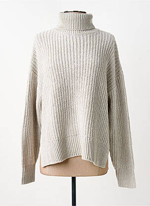 Pulover cu guler înalt gri TIFFOSI femeie