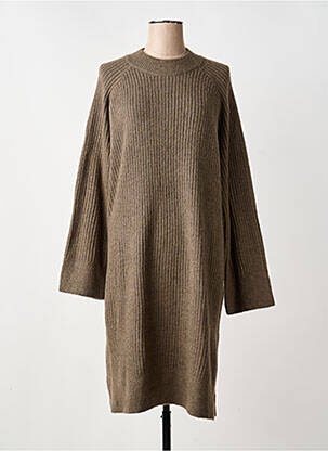 Rochie pulover maro KAFFE femeie