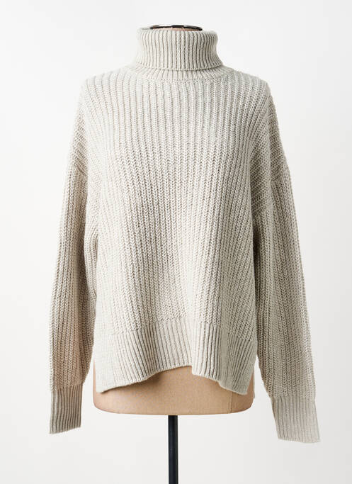 Pulover cu guler înalt gri TIFFOSI femeie