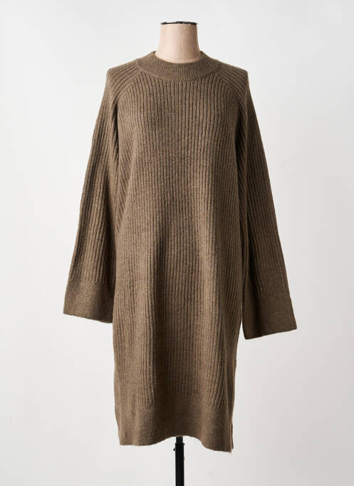 Rochie pulover maro KAFFE femeie