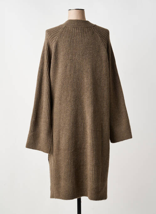 Rochie pulover maro KAFFE femeie