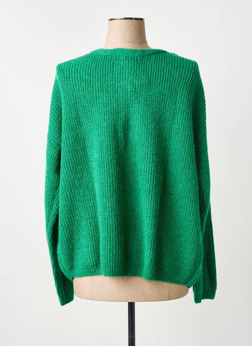 Vestă cu mâneci lungi verde C'EST BEAU LA VIE femeie