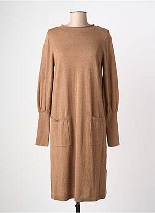 Rochie pulover bej CREAM femeie