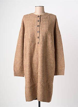 Rochie pulover bej C'EST BEAU LA VIE femeie