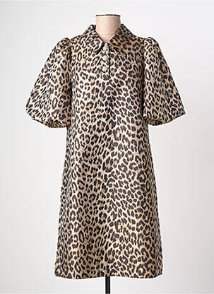 Rochie midi bej CULTURE femeie