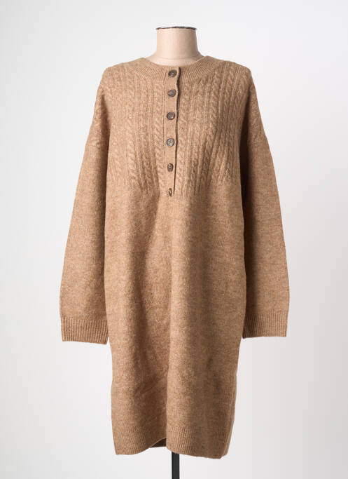 Rochie pulover bej C'EST BEAU LA VIE femeie