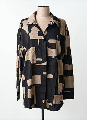 Tunică mâneci lungi negru FRANSA femeie