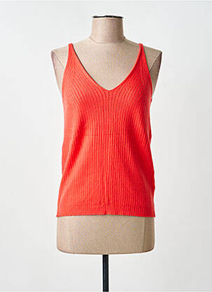 Top roșu CREAM femeie