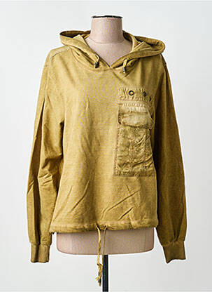 Hanorac cu glugă verde NÜ femeie