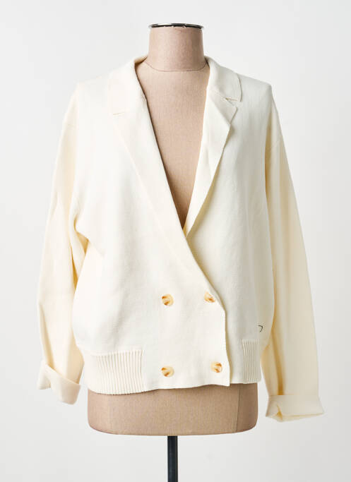 Vestă cu mâneci lungi bej FRANSA femeie