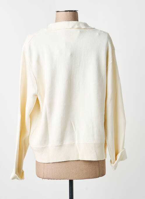 Vestă cu mâneci lungi bej FRANSA femeie