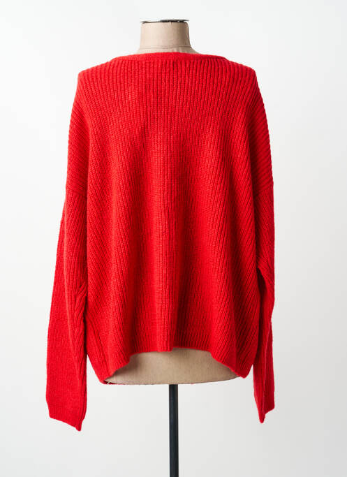 Vestă cu mâneci lungi roșu C'EST BEAU LA VIE femeie