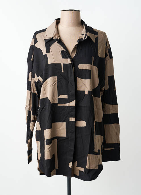 Tunică mâneci lungi negru FRANSA femeie