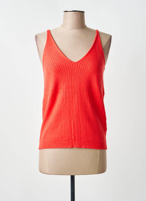 Top roșu CREAM femeie