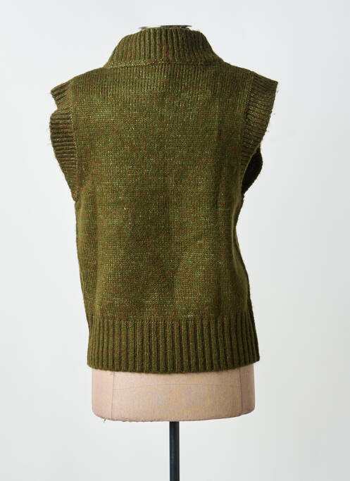 Pulover cu guler înalt verde C'EST BEAU LA VIE femeie