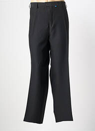Pantalon drept țesătură poplin mărime normală negru D555 homme