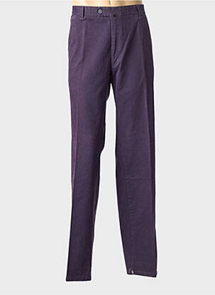 Pantalon drept violet LUIGI MORINI bărbat