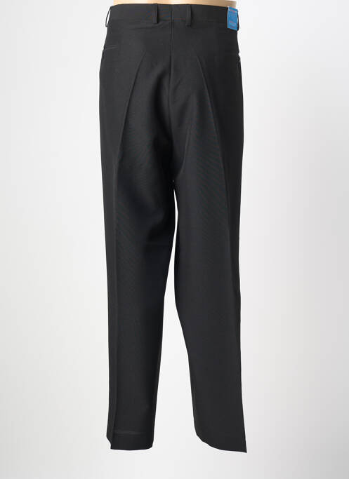 Pantalon drept țesătură poplin mărime normală negru D555 homme