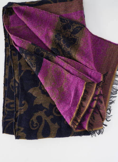 Eșarfă imprimeu fantezie violet E.SAVALL femme