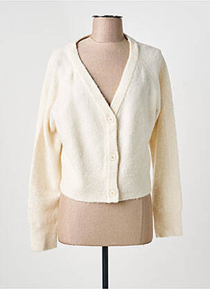 Vestă cu mâneci lungi strânsă pe partea de jos bej LES P'TITES BOMBES femme