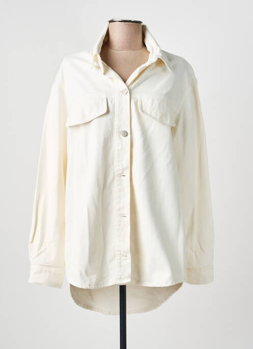 Jachete casual guler de bluză bej SENES femme