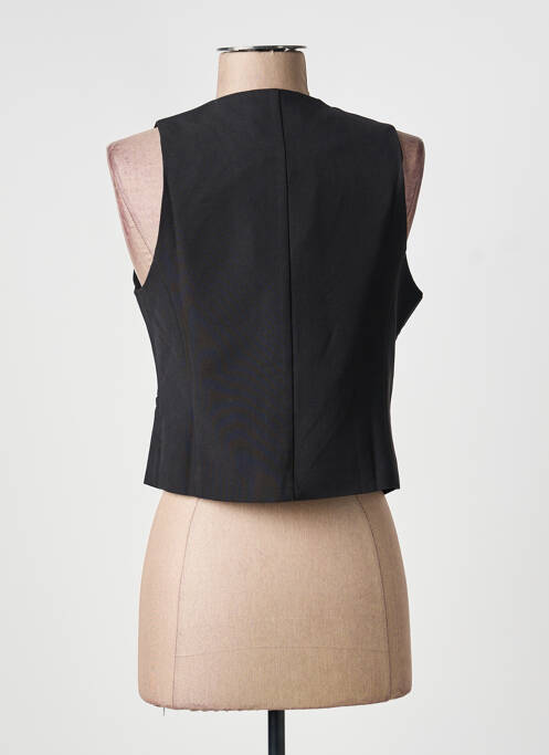 Vestă fără mâneci buzunare negru LUCYLUM femme