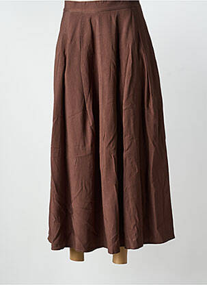 Fustă lungă maro EXQUISS'S femeie