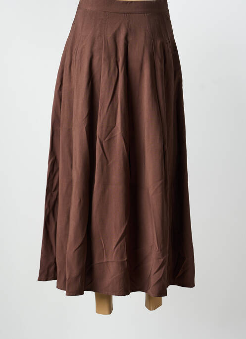 Fustă lungă maro EXQUISS'S femeie