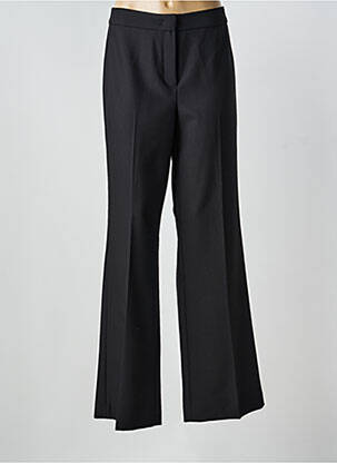 Pantalon larg țesătură poplin mărime normală negru RIANI femeie