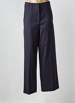 Pantalon larg țesătură poplin mărime normală albastru SPORTMAX femeie