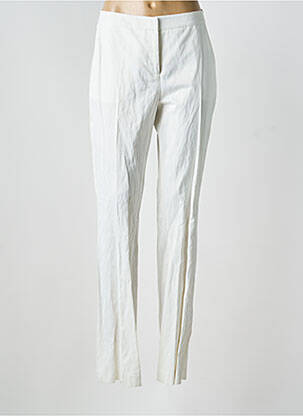 Pantalon slim alb ERMANNO SCERVINO femeie