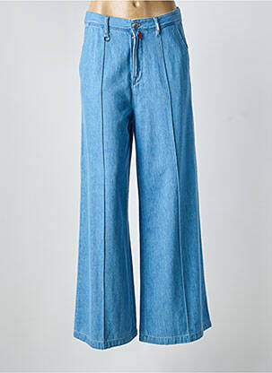 Blugi cu croială largă albastru HIGH femeie