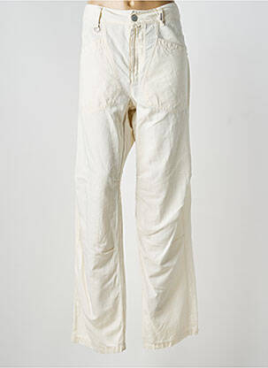 Pantalon drept bej HIGH femeie