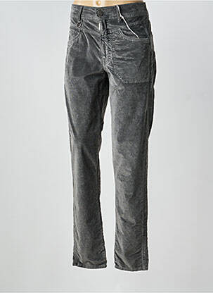 Pantalon drept elasticitate mărime normală gri HIGH femeie
