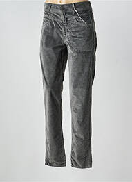 Pantalon drept elasticitate mărime normală gri HIGH femeie
