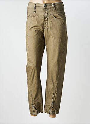 Pantalon drept elasticitate mărime normală verde HIGH femeie