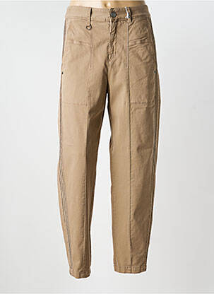 Pantalon drept elasticitate mărime normală maro HIGH femeie