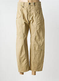 Pantalon 7/8 elasticitate mărime normală bej HIGH femeie