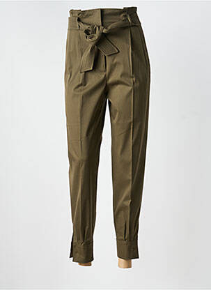 Pantalon 7/8 elasticitate mărime normală verde MAX MARA femeie
