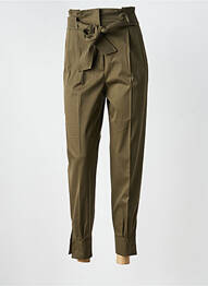 Pantalon 7/8 elasticitate mărime normală verde MAX MARA femme