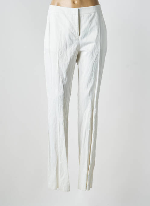 Pantalon slim alb ERMANNO SCERVINO femeie