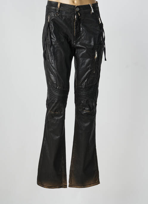 Pantalon evazat negru HIGH femeie