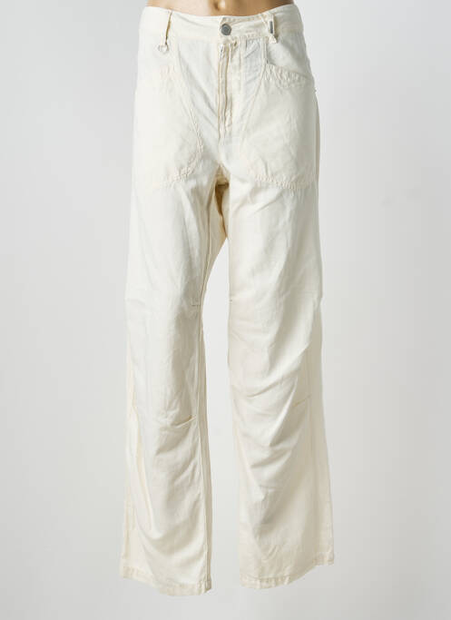 Pantalon drept bej HIGH femeie