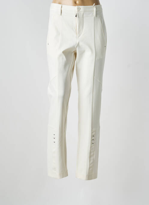 Pantalon drept bej HIGH femeie