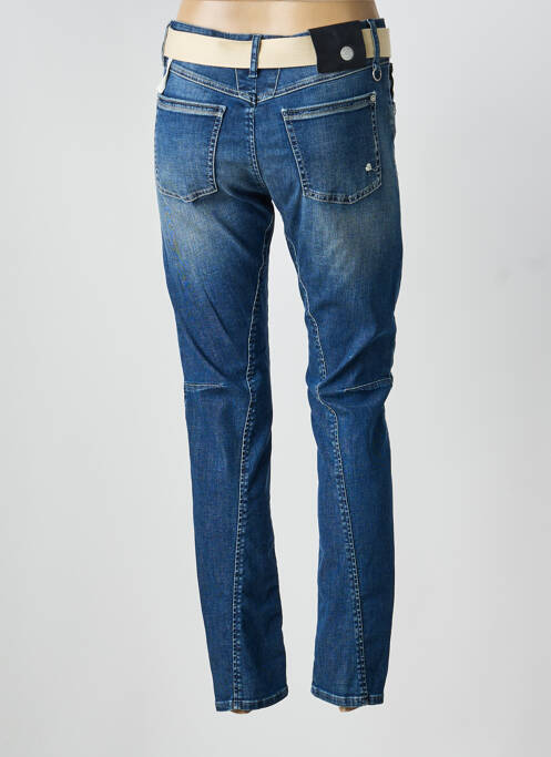 Blugi cu croială slim albastru HIGH femeie