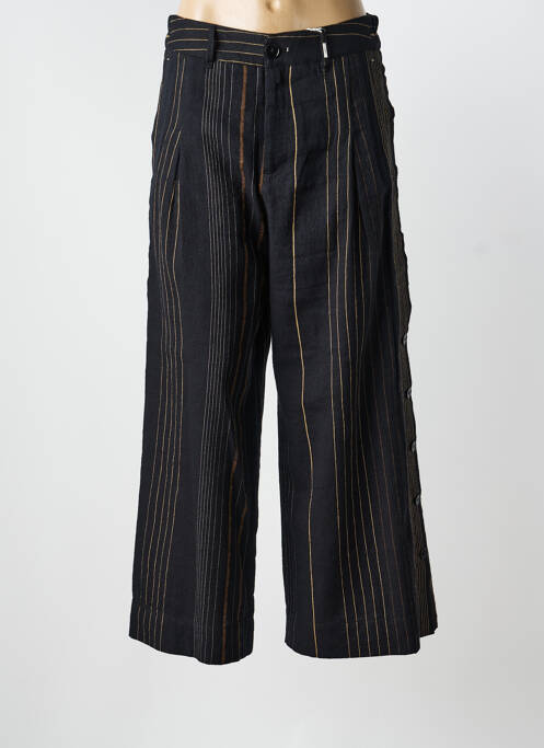 Pantalon larg negru HIGH femeie