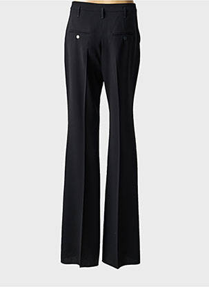 Pantalon evazat închidere cu fermoar sub clapetă cu cârlig talie înaltă negru MAX MARA femeie