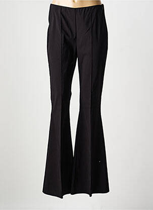 Pantalon evazat talie elastică talie înaltă negru LIVIANA CONTI femeie